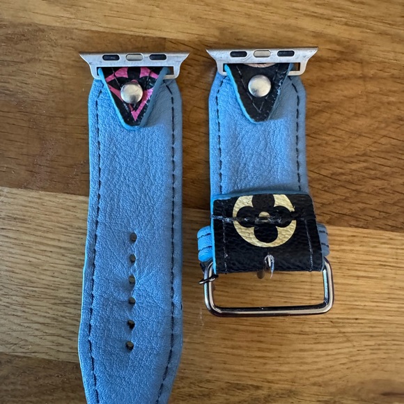 Louis Vuitton Silicone Watch Band - Etsy Spark*l Louis Vuitton Black and Blue Sivella Watchband size 2